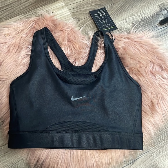 Nike Other - Nike Black Sport Bra Shimmer size M